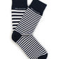 Black White Stripes Socks