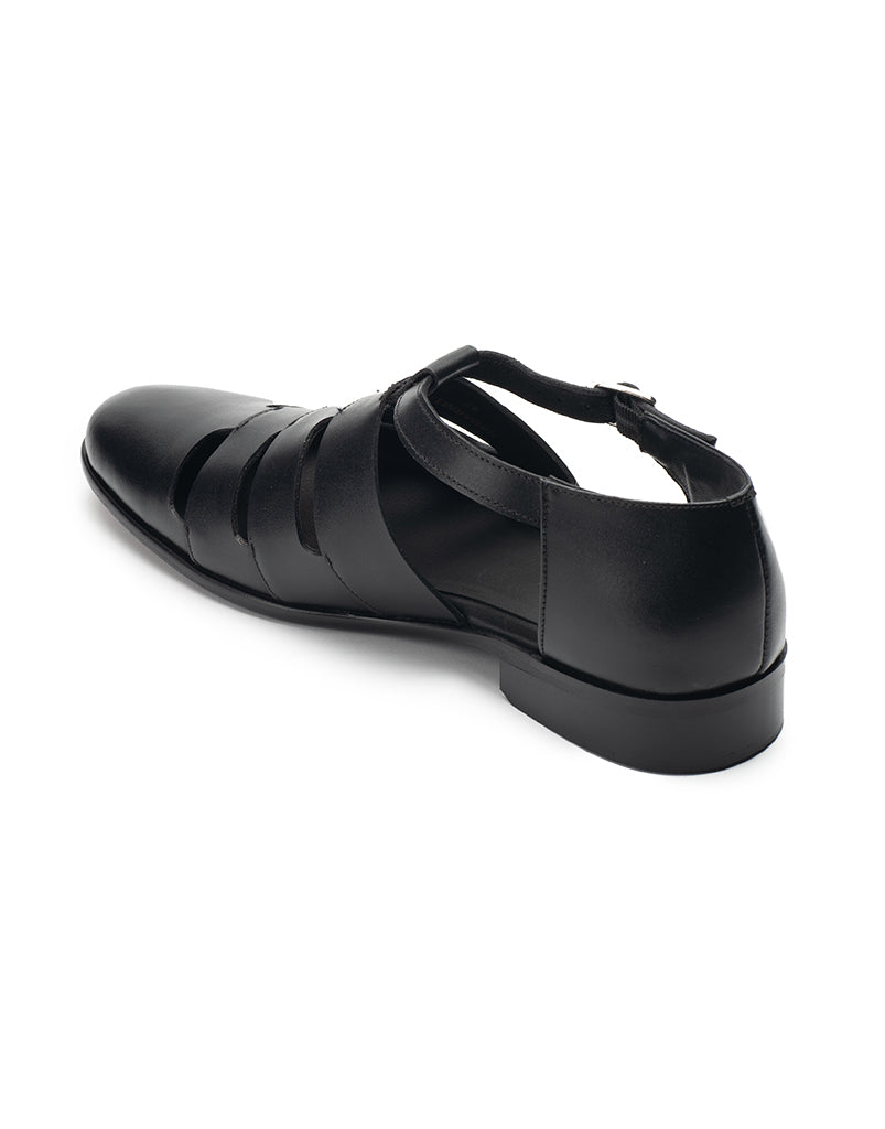 Heel & Buckle London Black Sandals