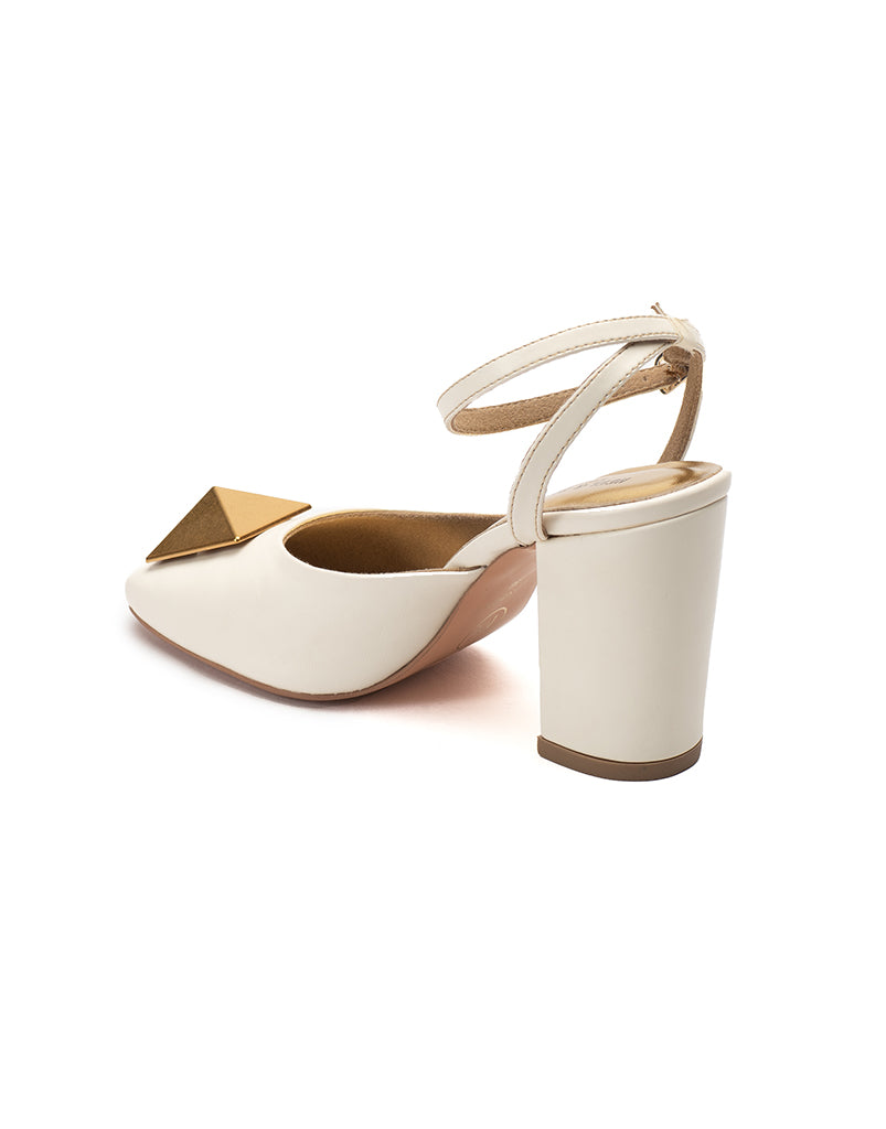 Buy Chaumet White Rose Bow Embellished Sandals | Sandals | Rag & Co United  States
