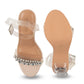 Heel & Buckle London Gem-Emble Clear Heels