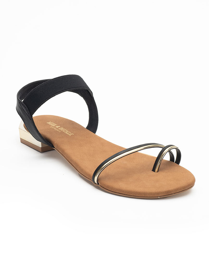 Combo Strap Sandal in Combi Lame – Serafina