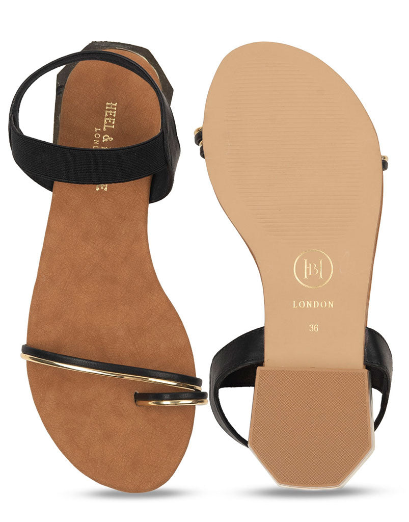 Sandals - Gold-coloured - Ladies | H&M IN