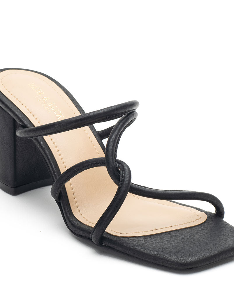 Strappy best sale sandal heels