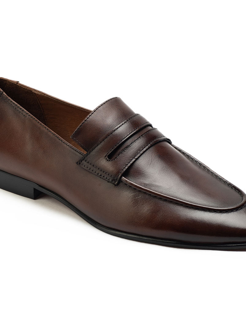 Monsieur leather loafers in brown - Bottega Veneta | Mytheresa