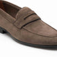 Mosey Grey Penny Loafers