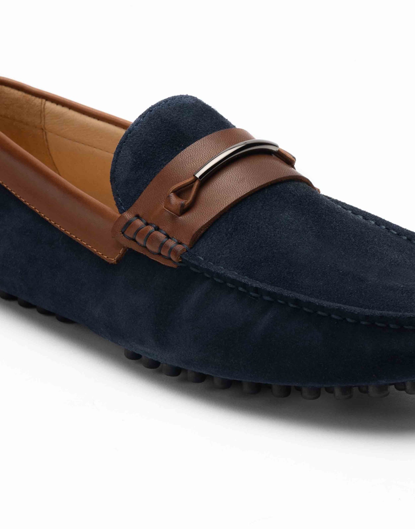 Suede Navy Drivers