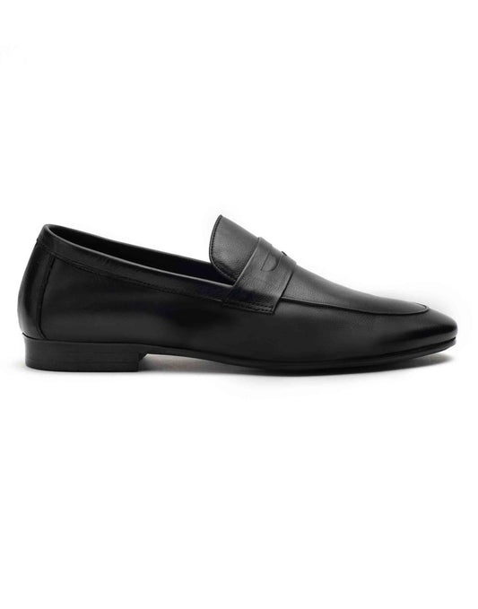 Ascetic Charcoal Loafers