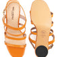 Orange Back Strap Sandals