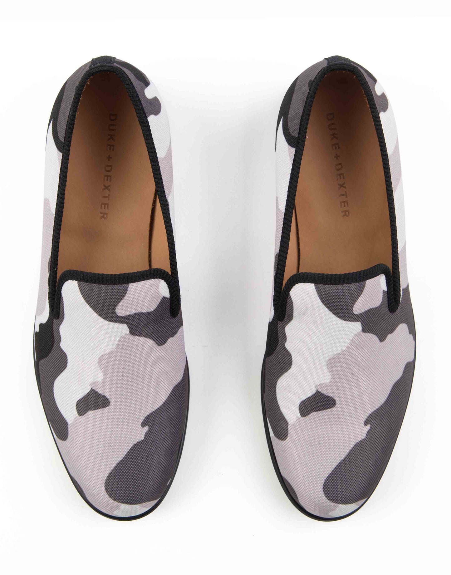 Duke & Dexter Monochrome Camouflage Loafers